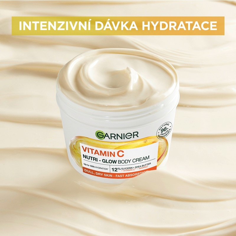 Garnier Body Food Krém na rozjasnění pokožky Mango + Vitamin C - 4